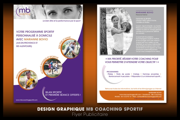 Looktrope Design Graphique Imprimés MB Coaching Sportif