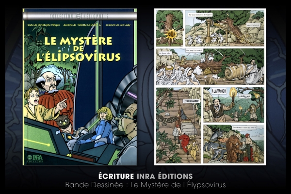 Looktrope Design Graphique Livre Le Mystère de l'Elypsovirus