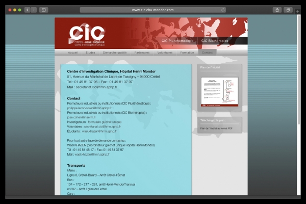 Looktrope Internet CIC APHP Henri Mondor