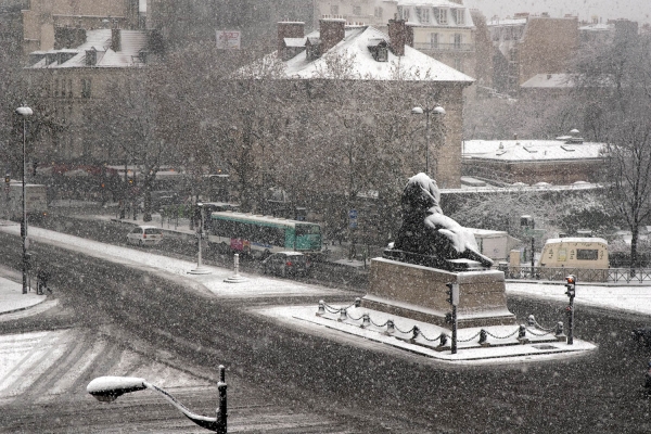 Looktrope France Paris Denfert-Rochereau Neige