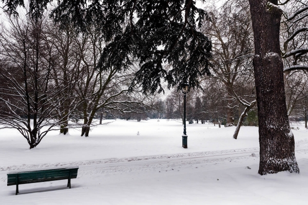 Looktrope France Paris Parc Montsouris Neige