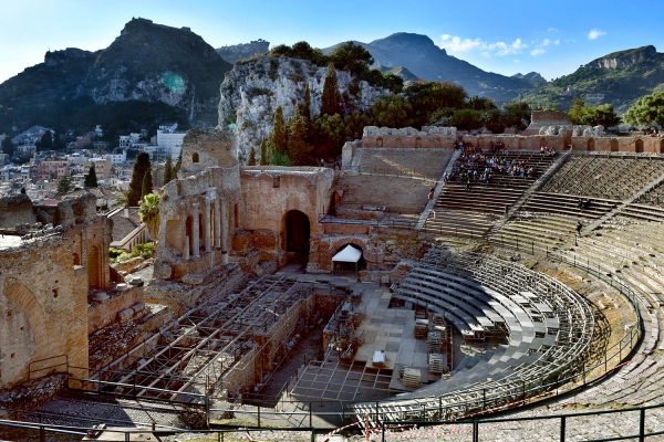 Looktrope Italie Sicile Taormine Théâtre Antique