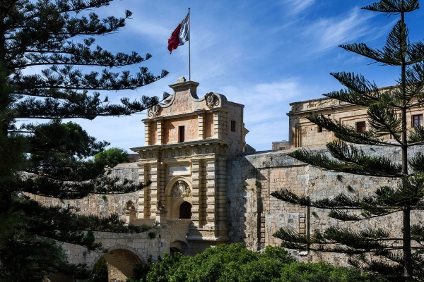 Looktrope Malte Mdina Remparts Porte